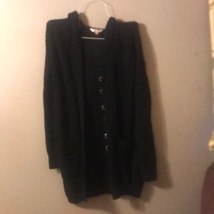 Knitted wool cardigan